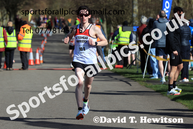 Senior Mens 2026 NECAA Royal Signals Road Relays, Hetton Lyons Country Park, Hetton le Hole. Photo: David T. Hewitson/Sports for All Pics